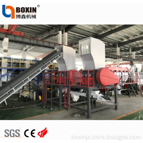 High-Efficiency 1000kg/h Plastic Grinder and PET Recycling Machine